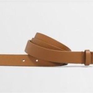 J. CREW FACTORY ZIGZAG LEATHER BELT